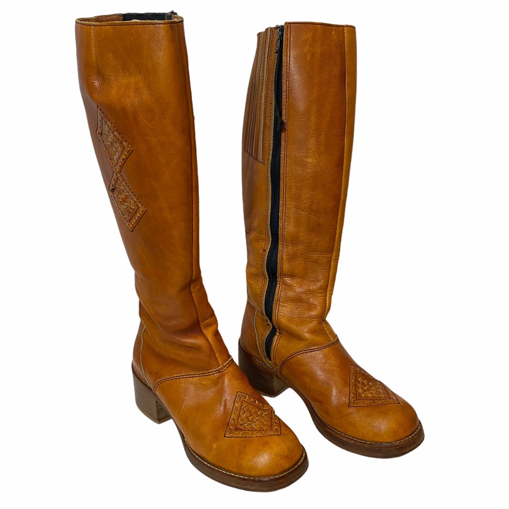 Vintage Leather Zodiac Boots 7.5